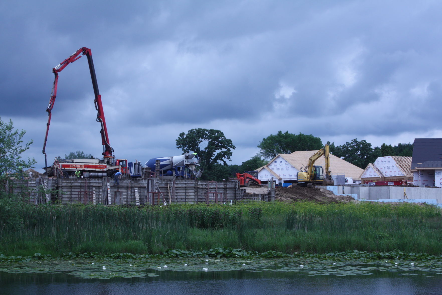 New homes taking shape